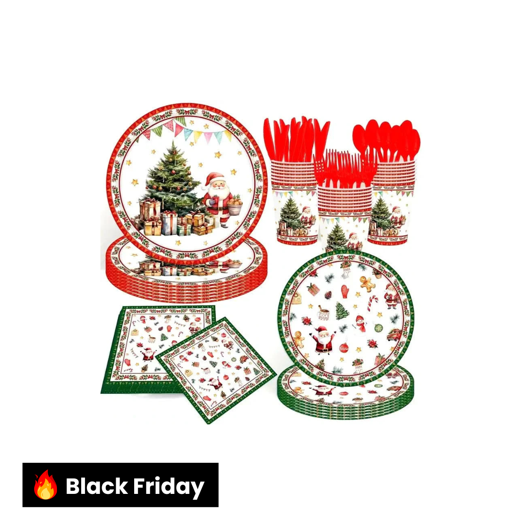 Kit Talheres Festa de Natal – 140 Peças