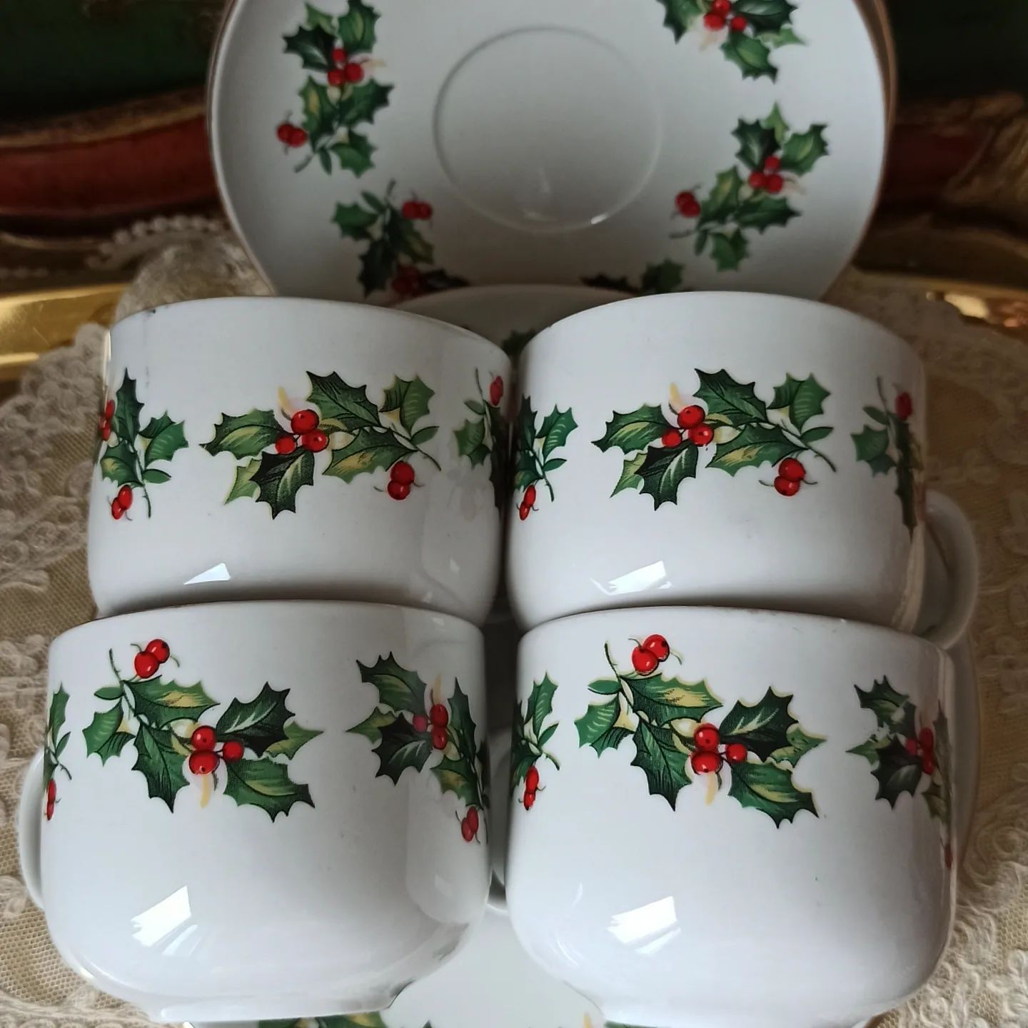Kit Porcelana Natalina Família – 12 Peças
