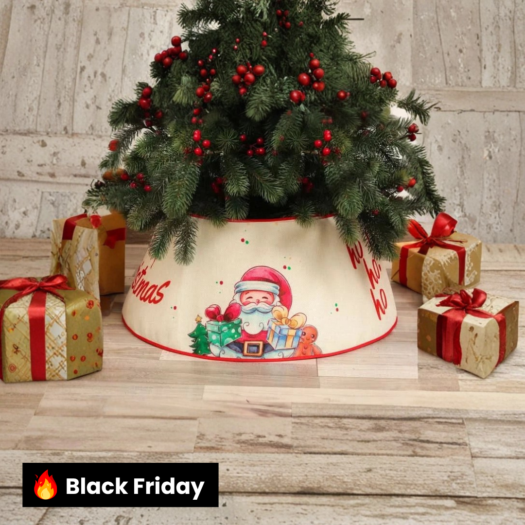 Saia De Árvore Natalino Estampado 45x70cm