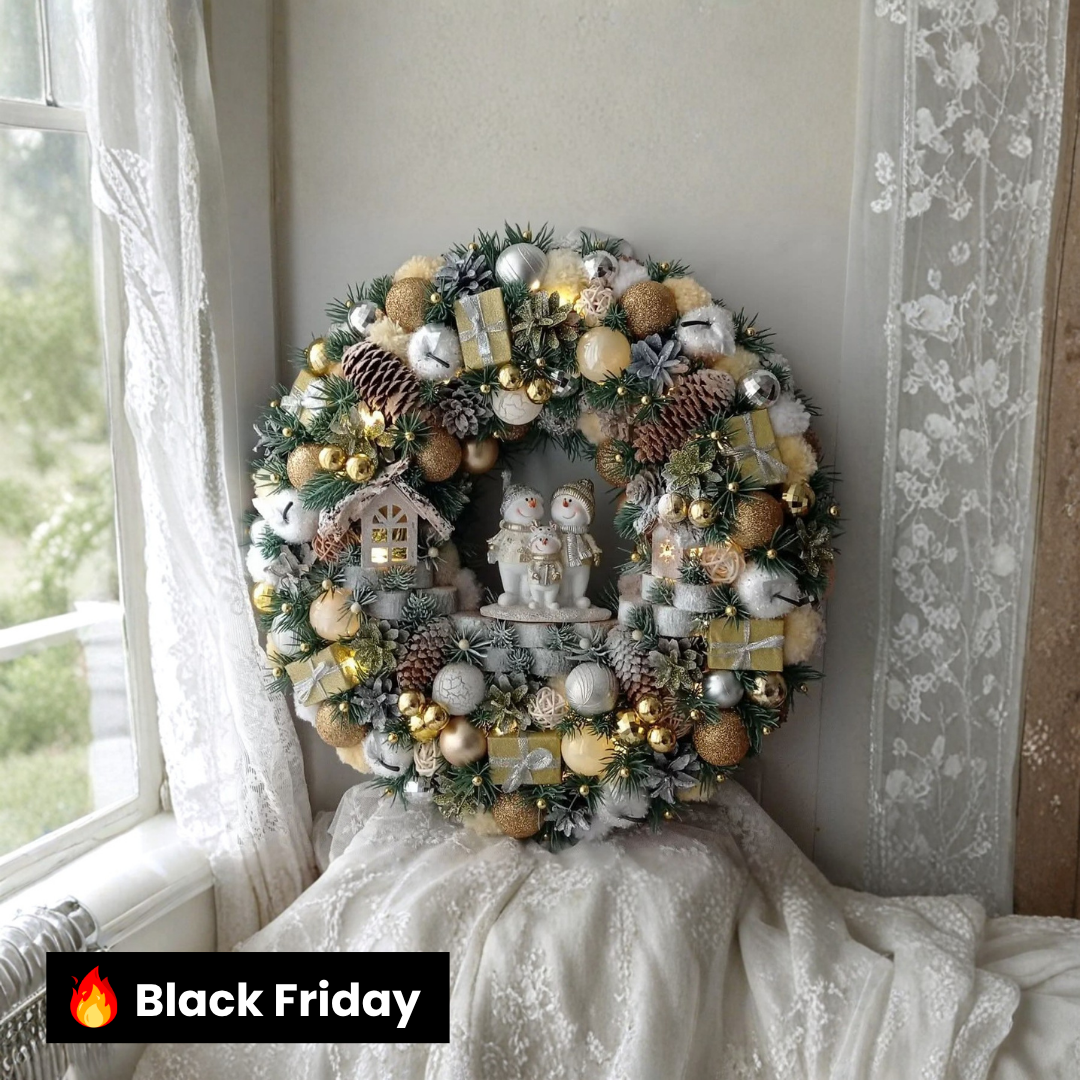 Guirlanda Natal Lux Dourada