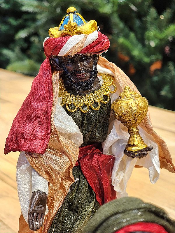 PRESÉPIO DE TECIDO LUXO 11 PÇS