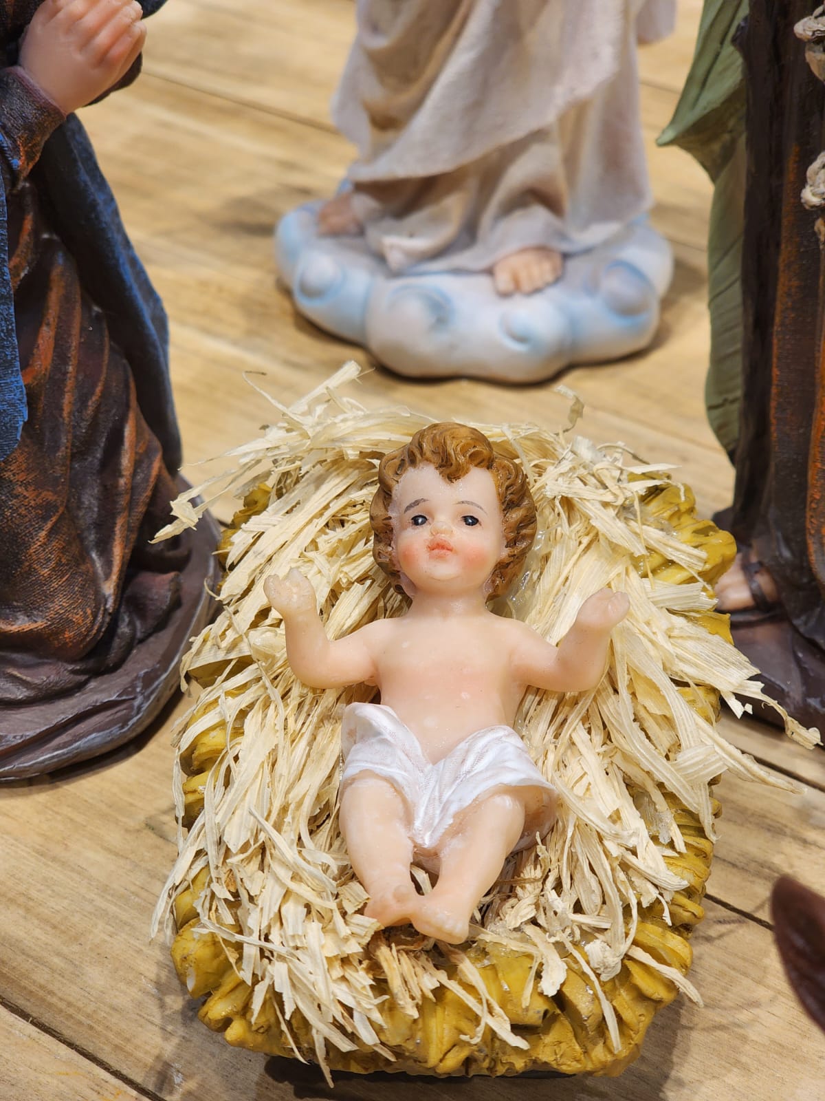 PRESÉPIO EM RESINA 11 PÇS LUXO