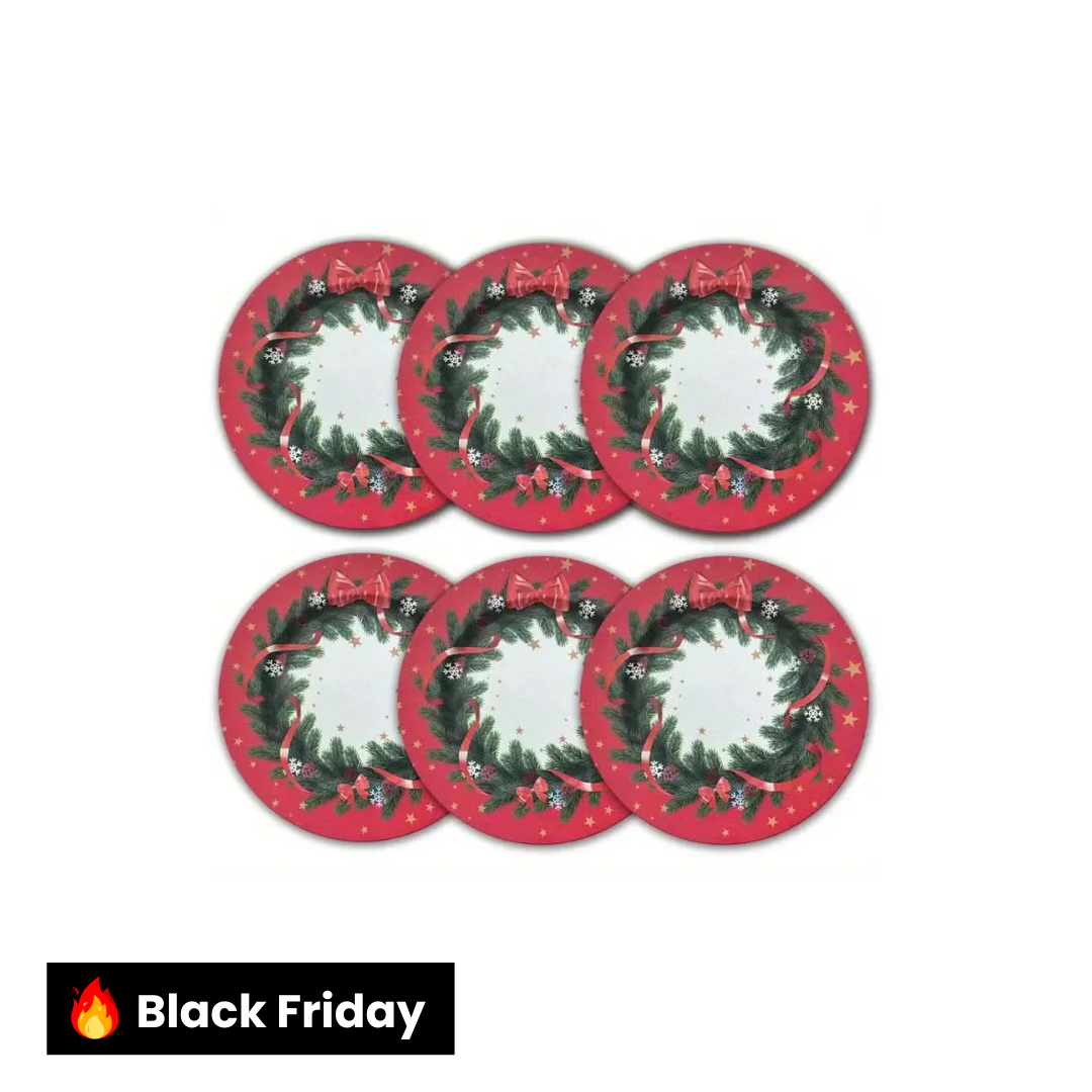 Kit Pratos Natalinos – 6 Peças