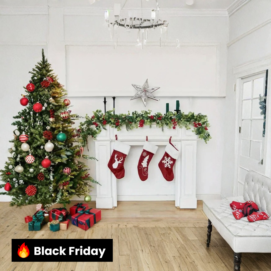 Festão de Natal Realista Decorado