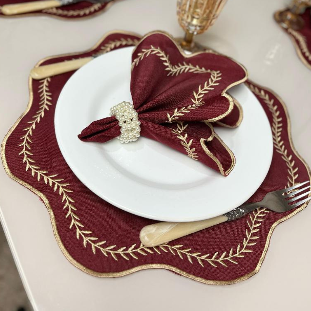 Kit Pratos Natalinos de Sobremesa – 6 Peças