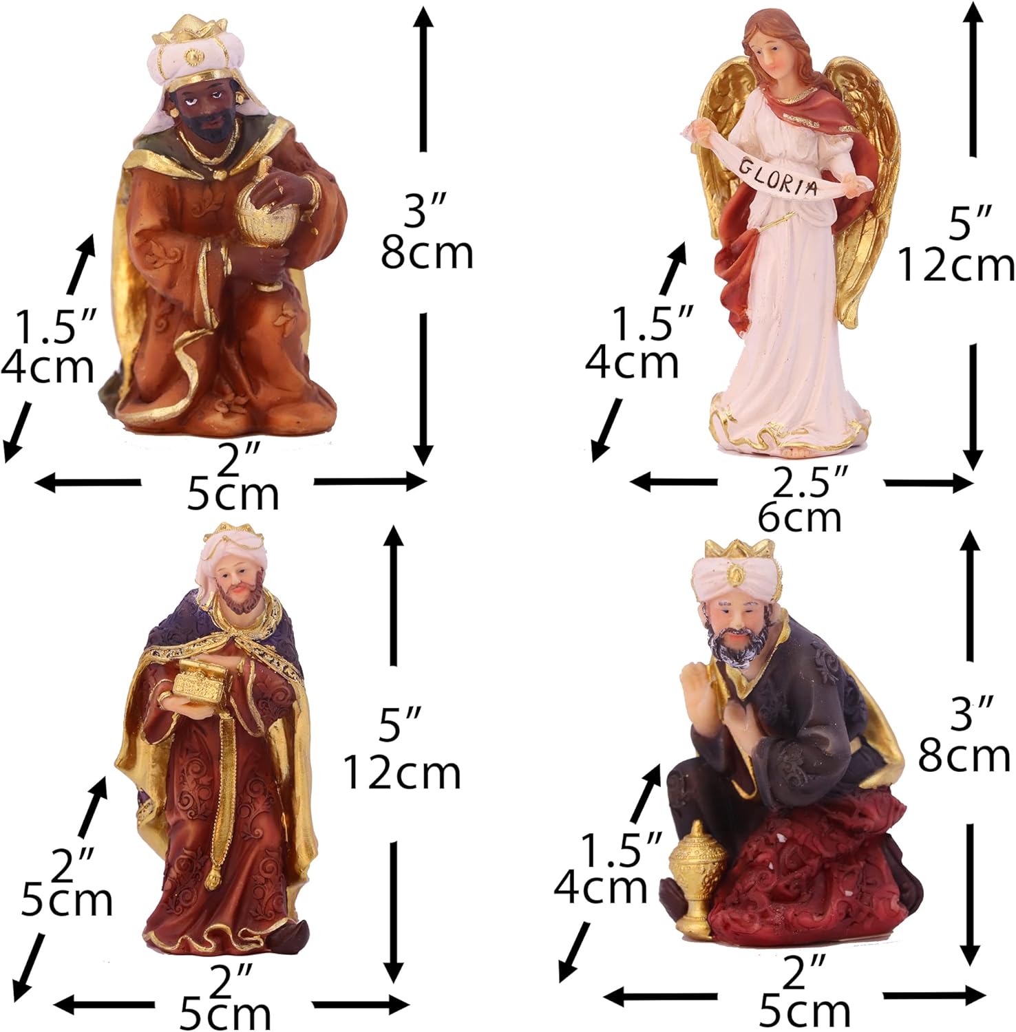 Presépio Tradicional Sagrada Família – 11 Peças (21 -32 cm)