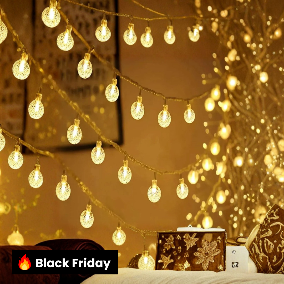 Luzes LED Encantadas para Natal – Magia e Brilho em Cada Canto