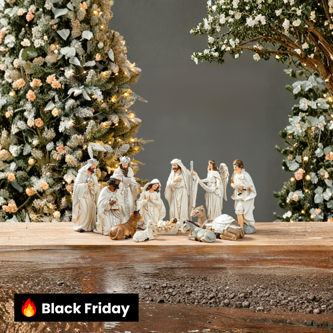 Presépio 12 peças conjunto completo