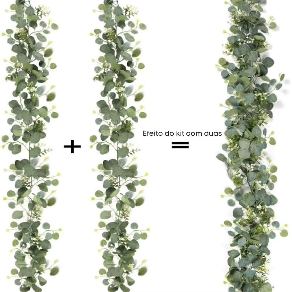 Guirlanda Nevada Eucalipto